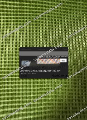 Albania Bank of Albania bank mastercard photolook back
